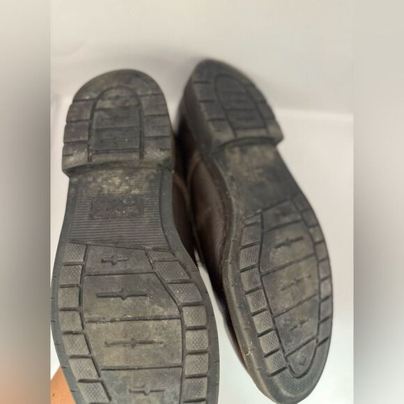 Red Wings Men’s 10.5 Slip Resistant Brown Leather Oxford Work Shoes - Picture 7 of 9